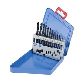 1/16"-3/8" (21 pcs) Uncoated Imperial HSS Drill Set (Presto)