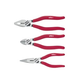 3pc Diagonal, Combination, and Needle Nose Classic Pliers Set - Wiha 3pc Diagonal, Combination, and Needle Nose Classic Pliers Set - Wiha
