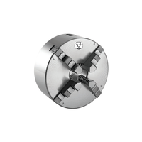 4 Jaw Self Centering Scroll Chuck, Steel Body, 1 Piece Jaw, Rear Mount – CSC401 Series (Wulf) - 1