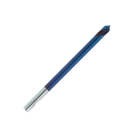 90 Degree TiAlSiN Coated Carbide Spot Drill, Long Length, Weldon Shank - 11077 Series (Atorn)
