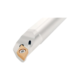 SDQCR/L Carbide Shank Through Coolant Boring Bar, for DCMT Inserts, 107.5° Approach, Screw On Clamp (Teknik)