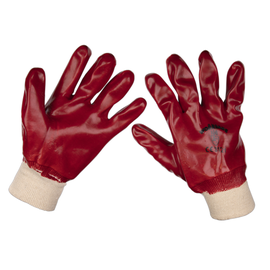 PVC Knit Wrist Gloves (Sealey)