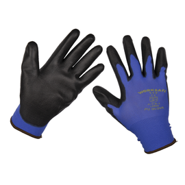 Lightweight Precision Grip Gloves (Sealey)