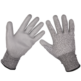 Anti-Cut PU Gloves (Cut Level C) - Pair (Sealey)